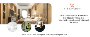 The Difference Between 3D Rendering, 3D Walkthrough, and Virtual Reality